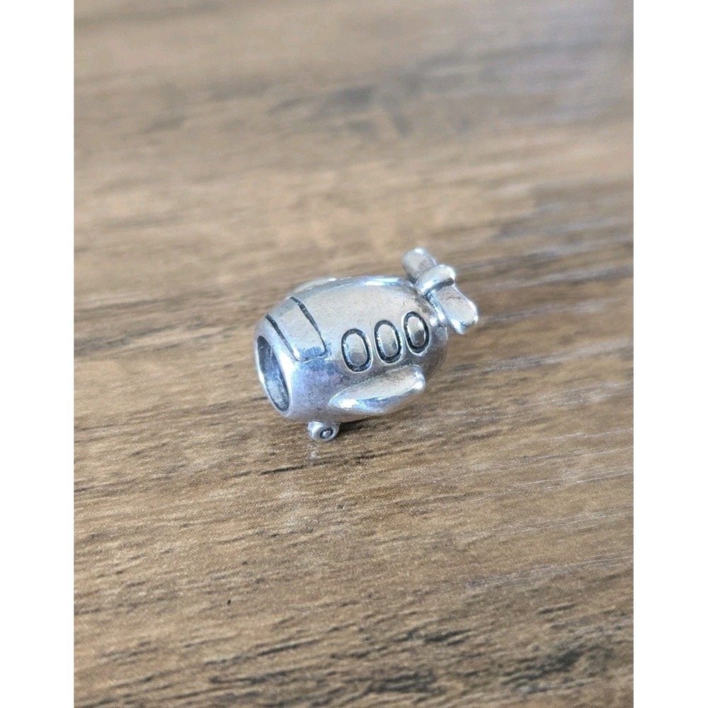 Pandora Airplane/Travel 925 ALE Sterling Silver Charm 790561 Authentic Rare